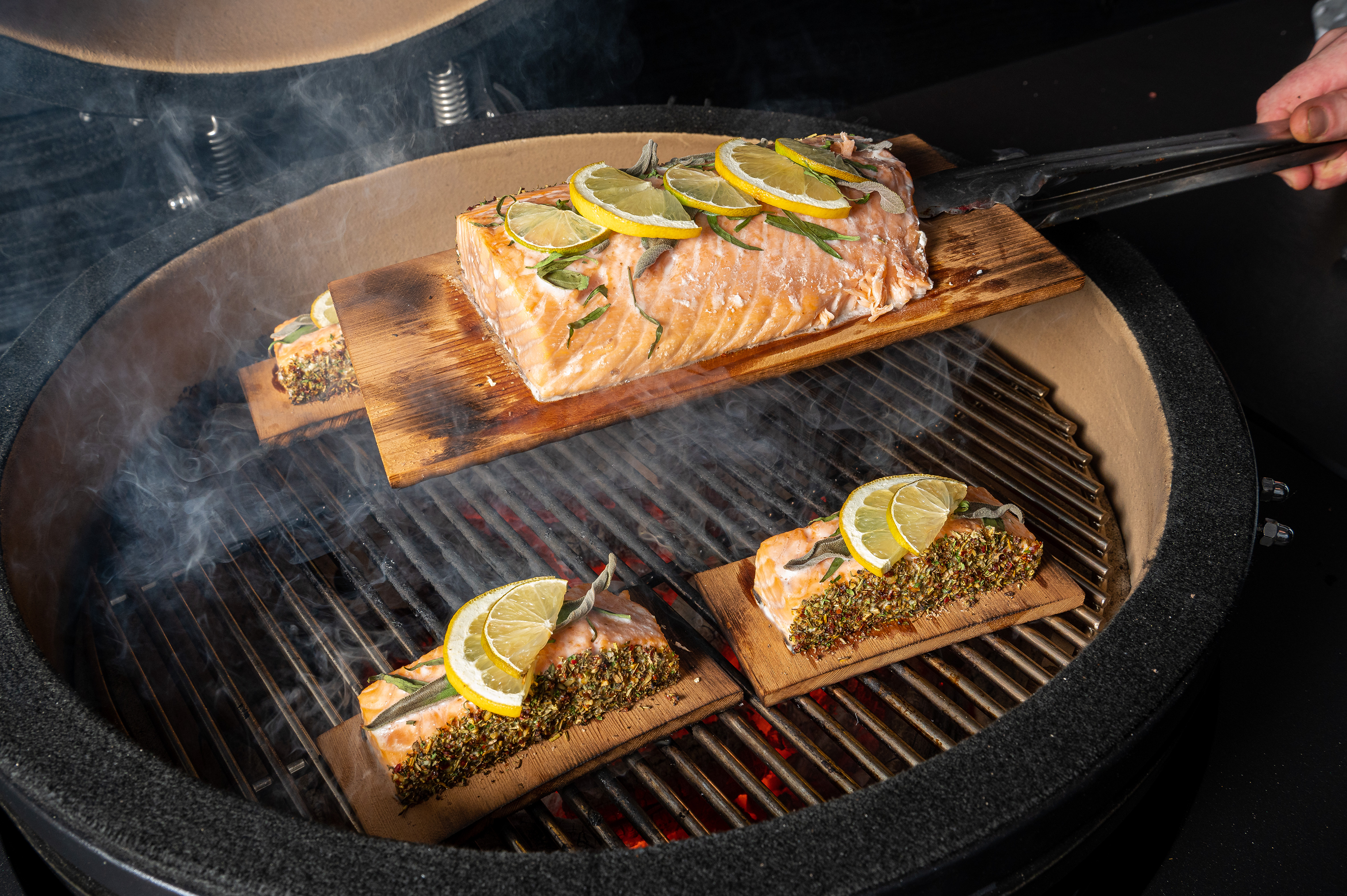 Roostr Buitenkeuken Recept Lemon Smoked Salmon