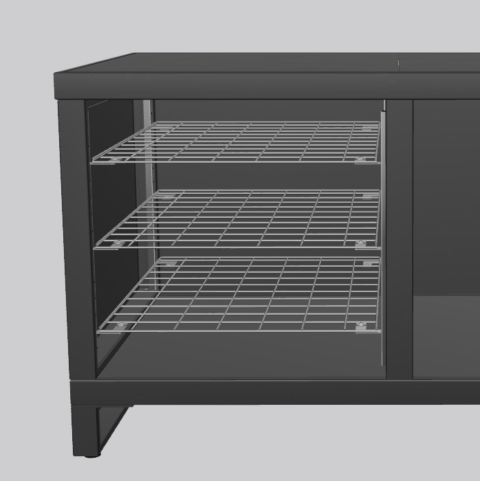 Floor system stainless steel right