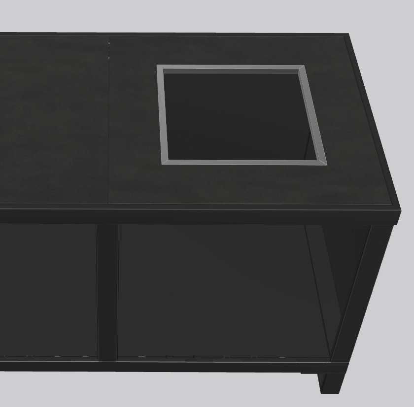 One-Q Eingangssystem Right Dekton