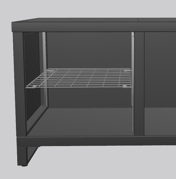 Floor system stainless steel right