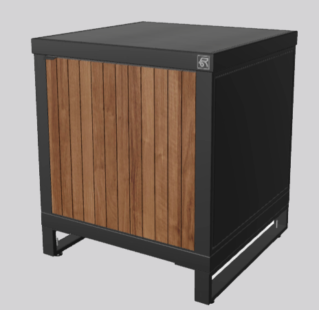 Single Door Wood Right
