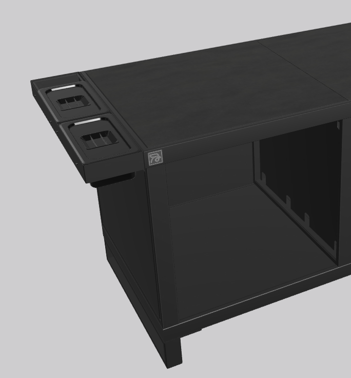 Tray set side (left) (NL)
