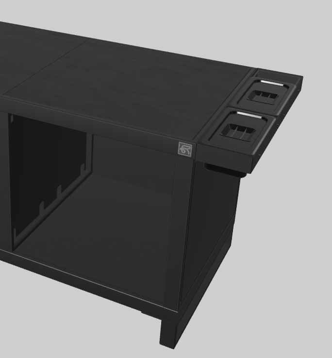 Tray set side (right) (NL)